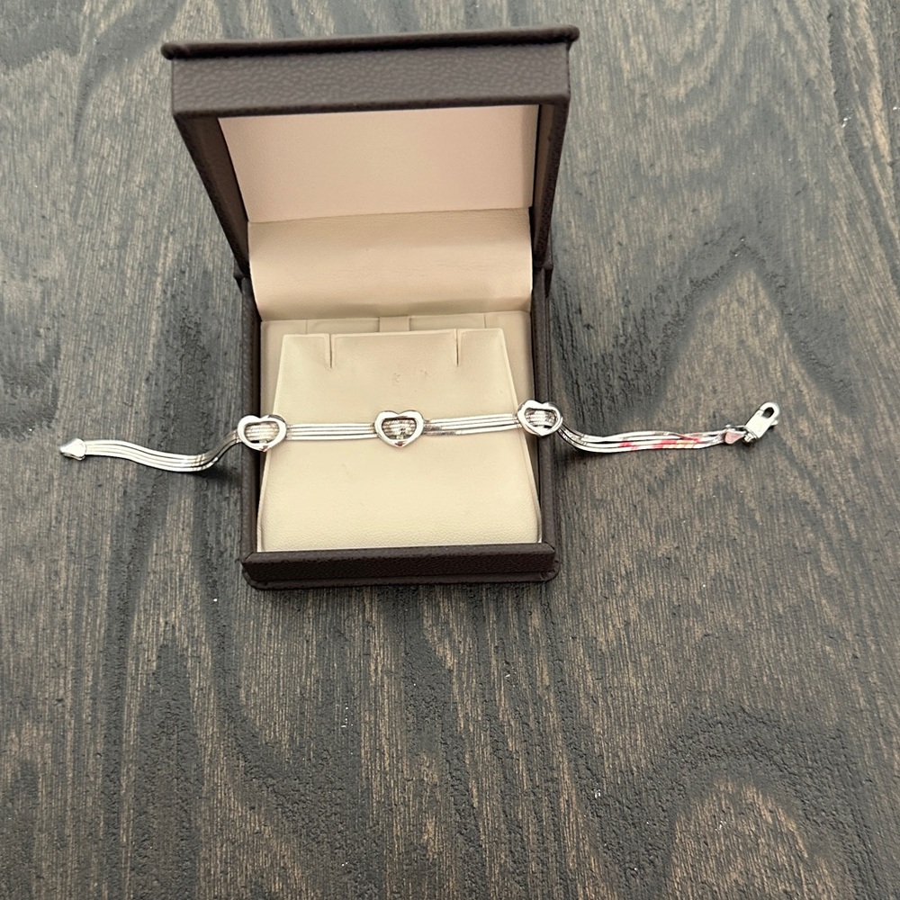 Chic Silver four Strand Bracelet